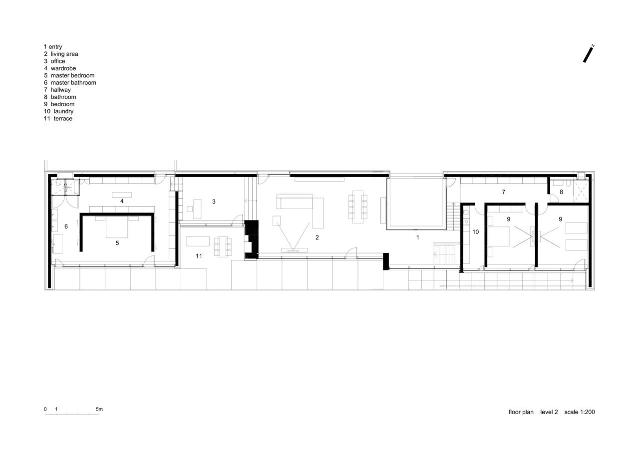 Plan maison terrain en longueur