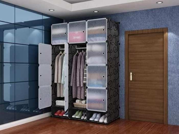 Armoire roperos plastique juvenil portatiles wardrobes cubes homdox cloth cdscdn closets coat etagere clasf portátiles dustproof shoes vu