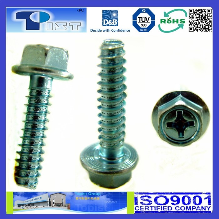 Screws bolts polypropylene corrosion 20mm 50x m4