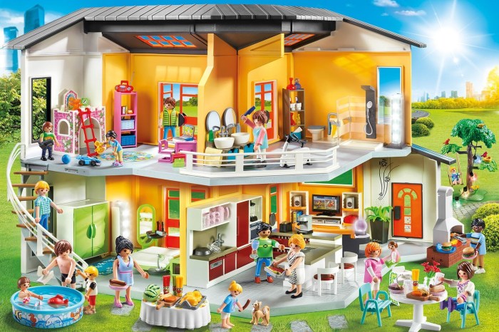 Playmobil mansion luxury modern holdson