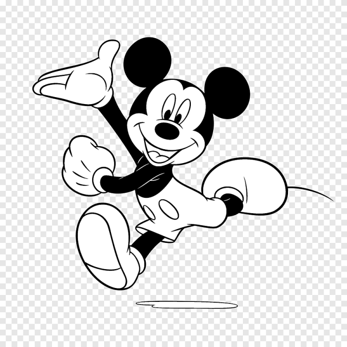 Mickey mouse drawing cartoon sketch clipart minnie easy kids line drawings coloring outline micky draw pages cartoons sketches step lineart