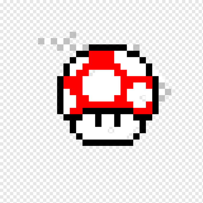 Pixel art noel mario