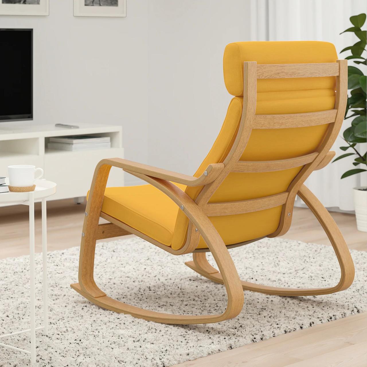 Ikea rocking poang knisa cushion chairq