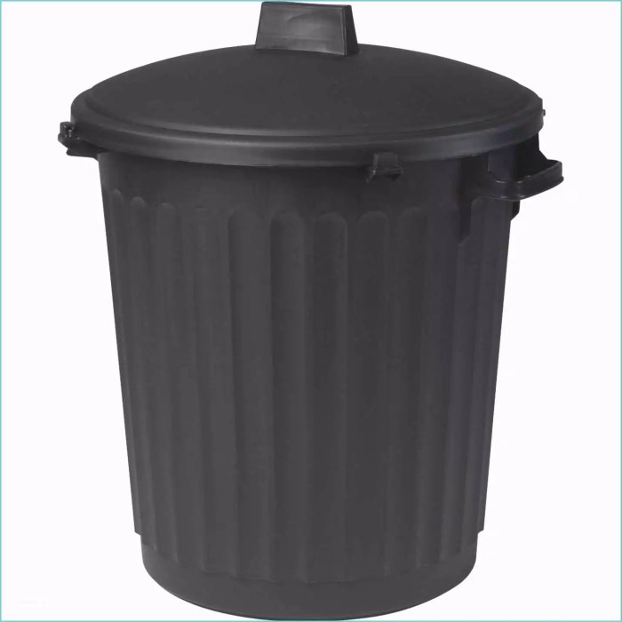 Tilting 50l curver trash baskets