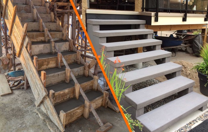 Construire un escalier exterieur en parpaing