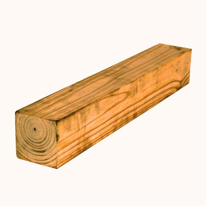 Fence post round ft wood posts treated pine pressure natural depot