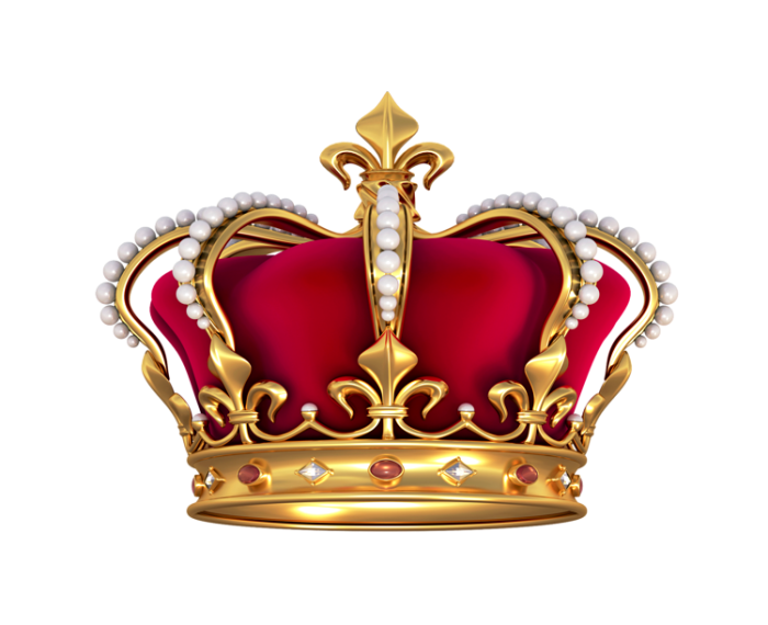 Crown red clip clipart clker large vector