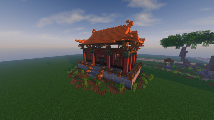 Minecraft japones techo chinesische