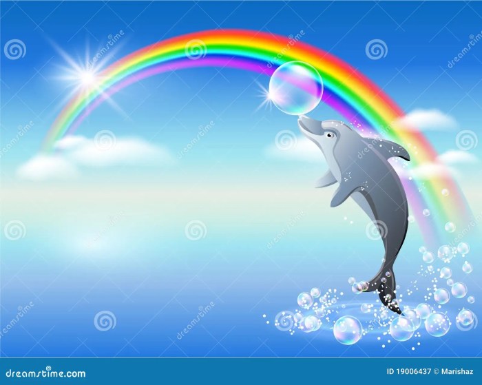 Dolphin wallpaper dolphins desktop ocean rainbow theme delfines bailando dauphin underwater background arco iris kunst animal dolfijnen wallpapersafari dolfijn drawings