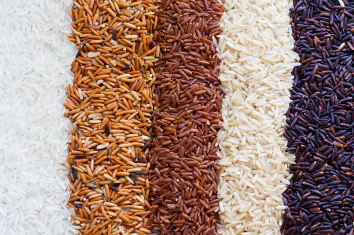 Rice grains