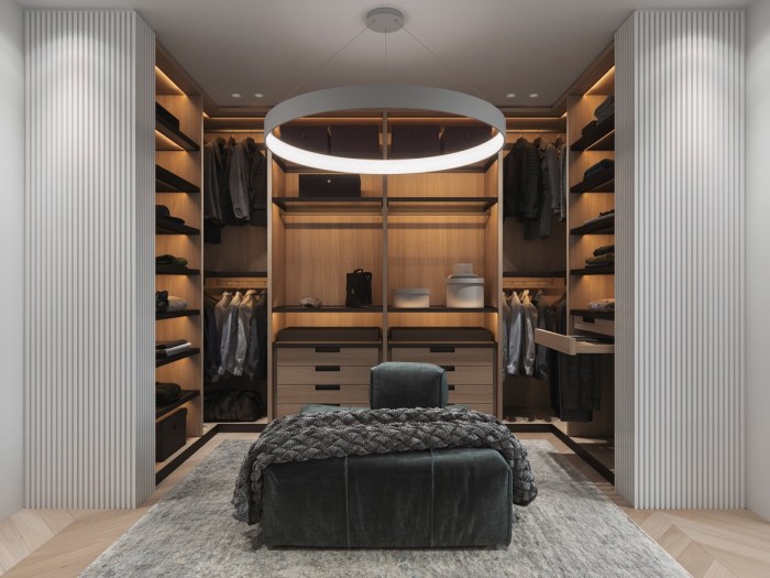 Chambre moderne avec dressing