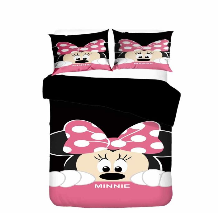 Housse de couette mickey et minnie 220x240