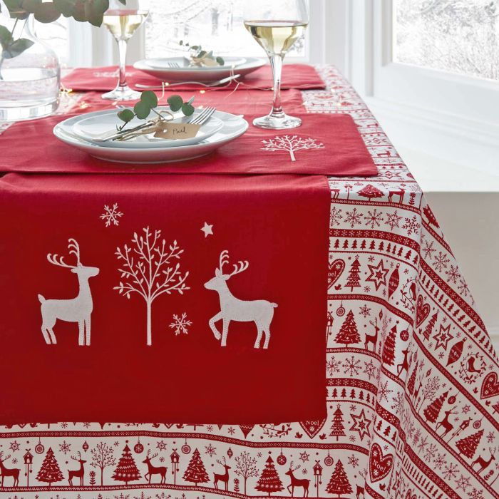 Nappe de noel eurodif