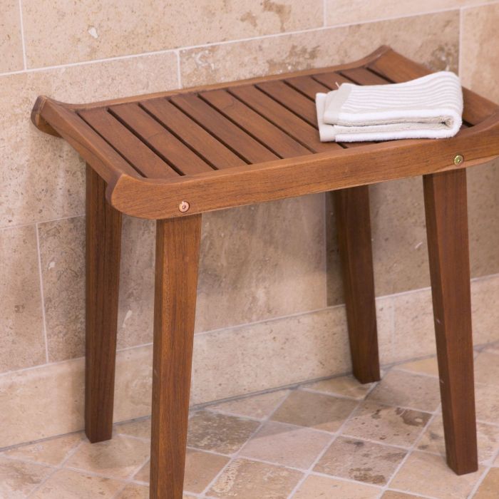 Teak resistant mildew slatted seats