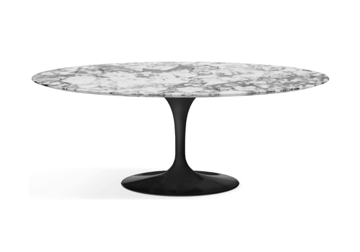 Oval marble table knoll saarinen tables