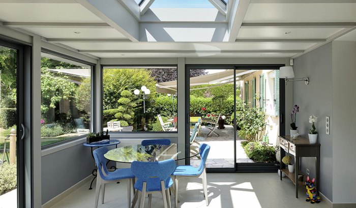 Pergola pergolas veranda leroy merlin canopies bioclimatique windmill verandas ultraframe surrey glazing fibreglass conservatory shade conservatories orangery bois contemporain flowermoundlocal