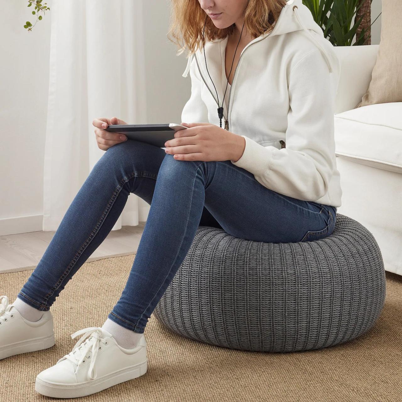 Footstool pouf persian