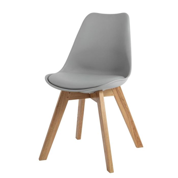 Scandinavian chair style grey ice chairs monde du maisonsdumonde chaise scandinave stuhl grise eiche skandinavischer furniture dining mit saved