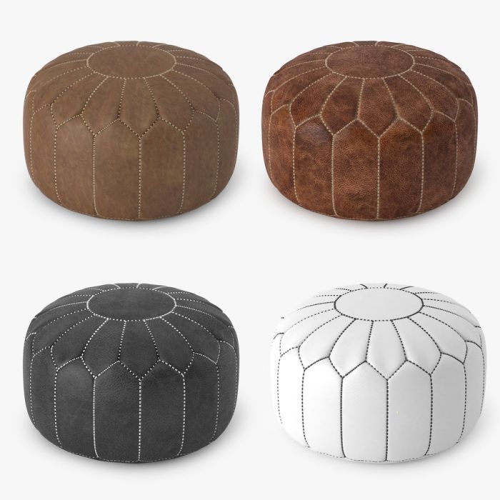 Model de pouf pour salon marocain