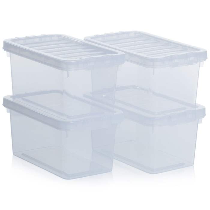 Storage plastic garden containers box outdoor container chest wheels case shed lid ebay enlarge