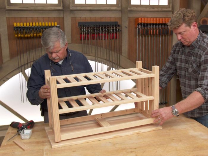 Construire un meuble a chaussure