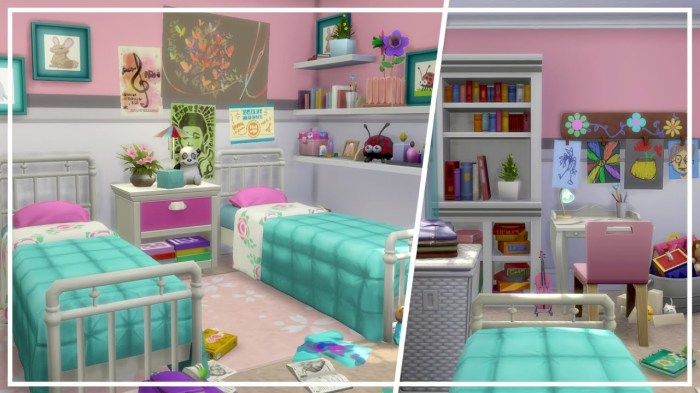 Toddler room sims sims4 cc ruby red rubyred