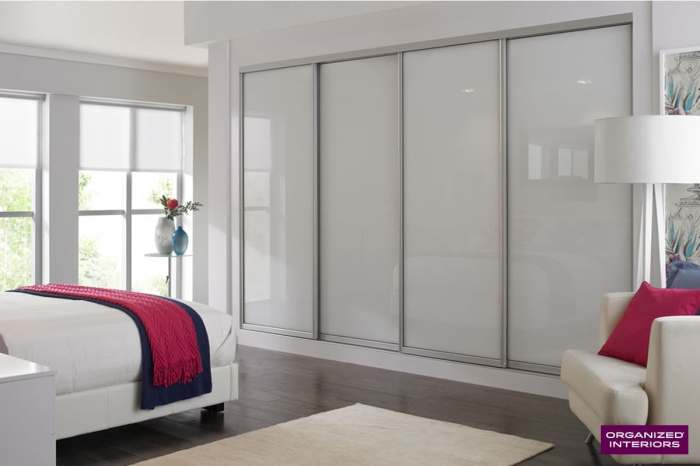 Sliding door doors ideas closet spaces hide storage modern interior clear create merging walls