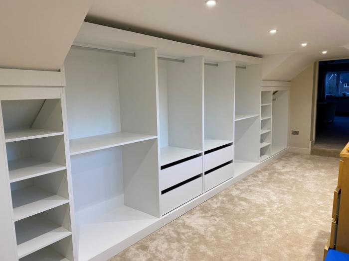 Ceiling ceilings sloping wardrobes slanted