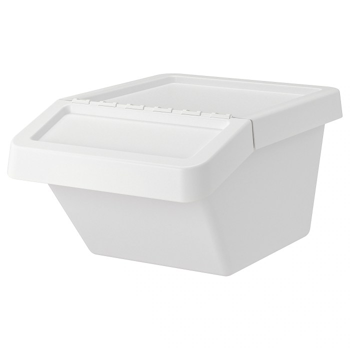 Sorting ikea bin sortera lid waste white