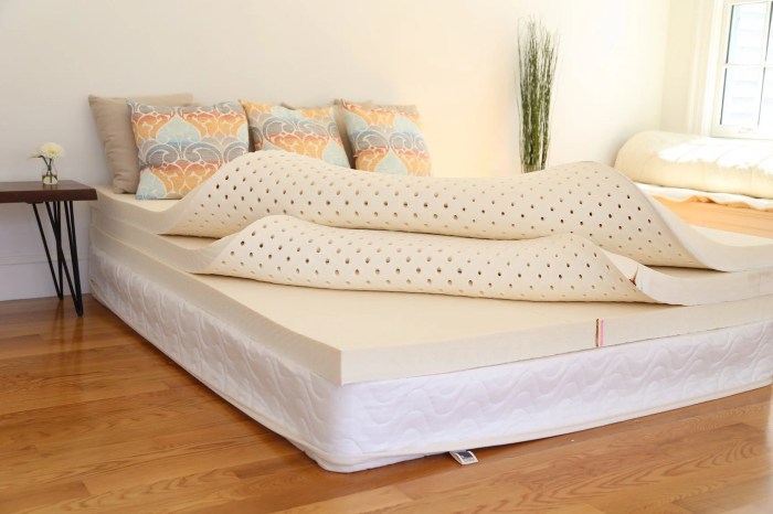 Matelas clic clac latex