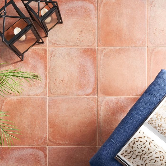 Terracotta tiles fleur tile stone floorsofstone