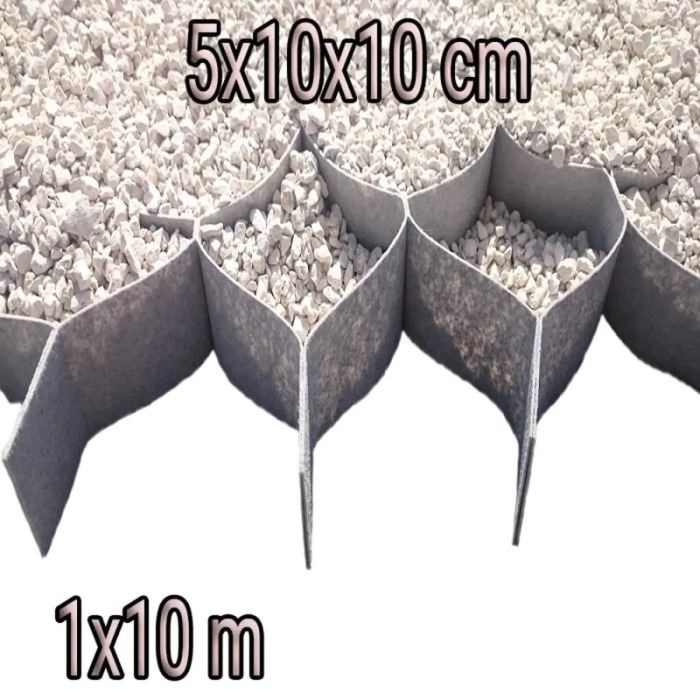 Gravel driveway parking stabilized permeable driveways path honeycomb geotextile stabilization system pedestrian connected