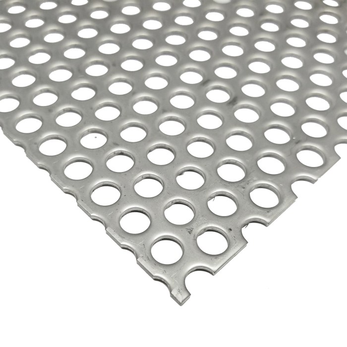 Perforated sheet steel stainless holes ga ebay