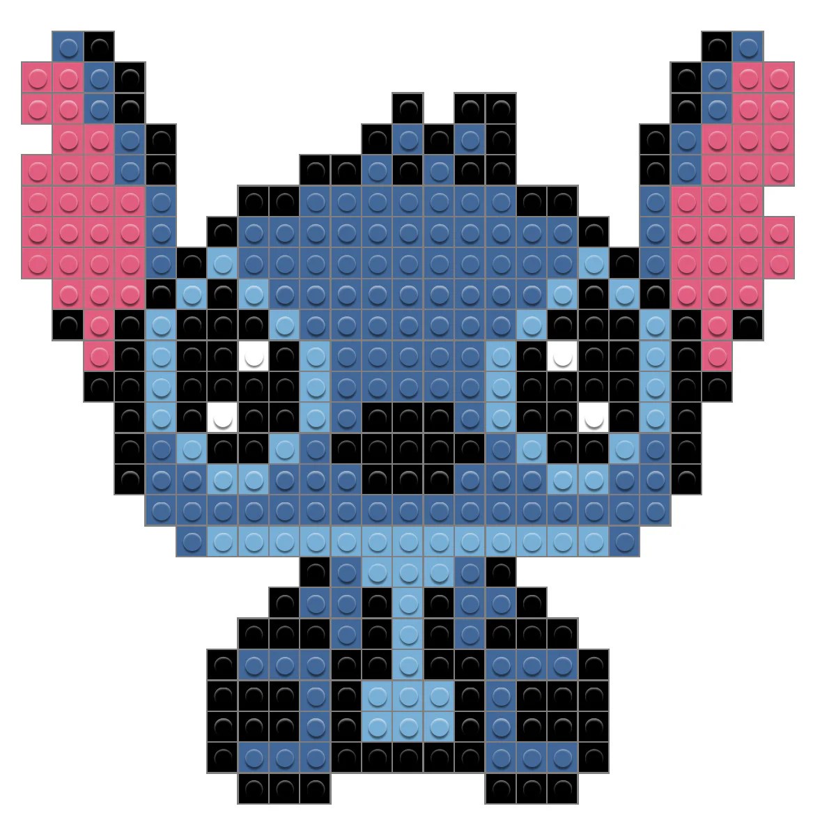 Pixel art stitch facile