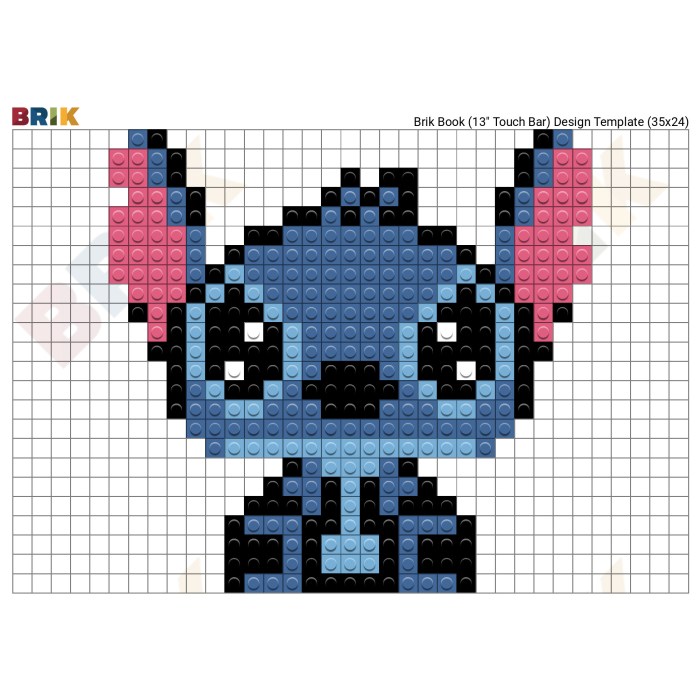 Pixel art de stitch