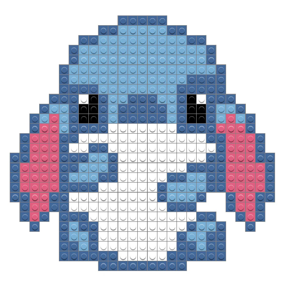 Pixel art stitch facile