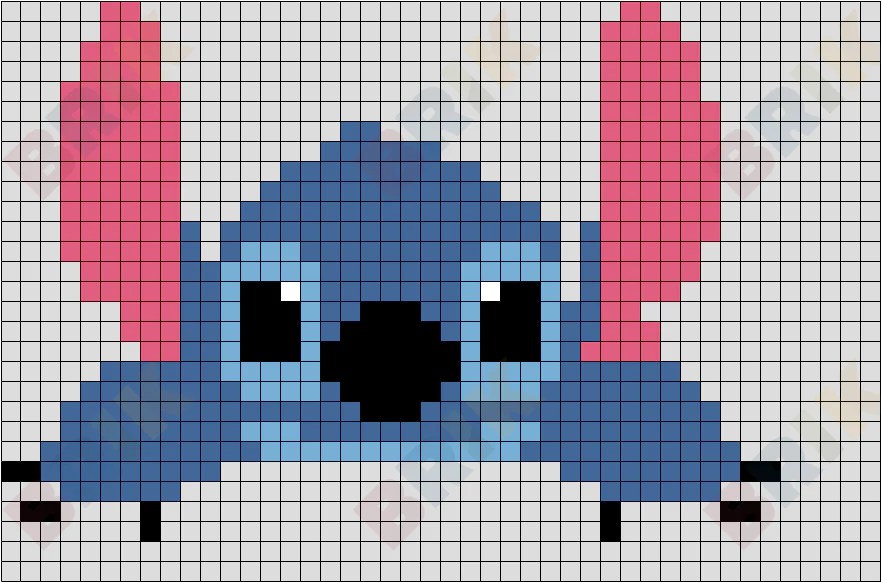 Pixel art de stitch