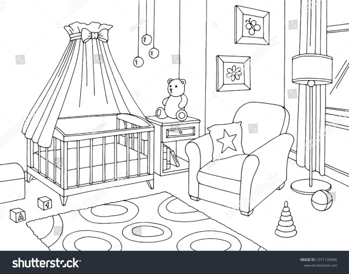 Dessin pour chambre de bebe