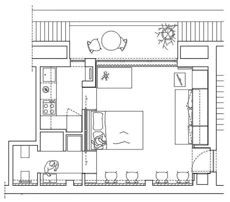 Plan maison 50m2 au sol