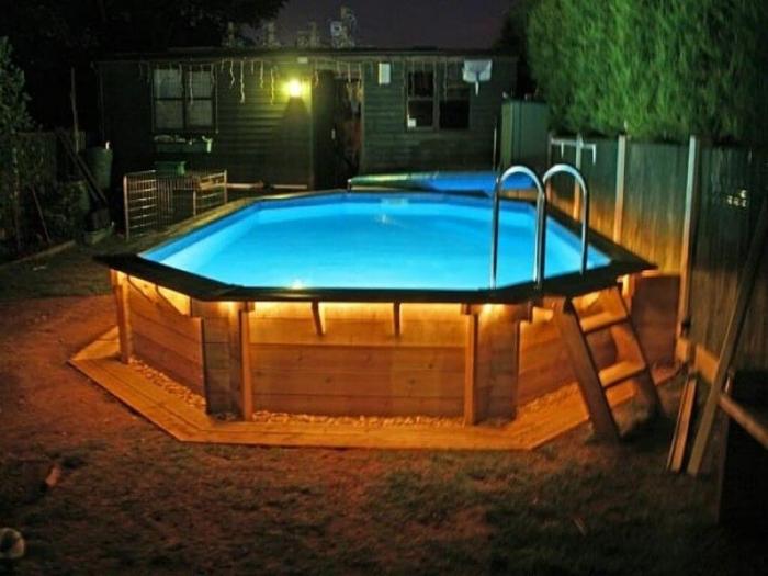 Piscine hors sol design