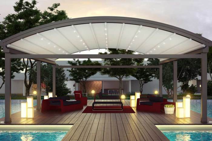 Pergola retractable roof roofs awnings melbourne noosa