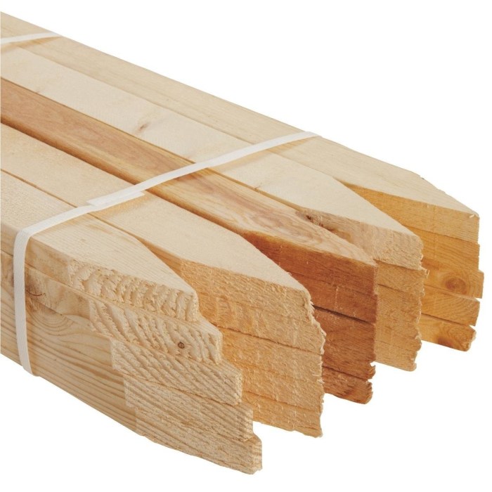 Stakes survey grade wooden