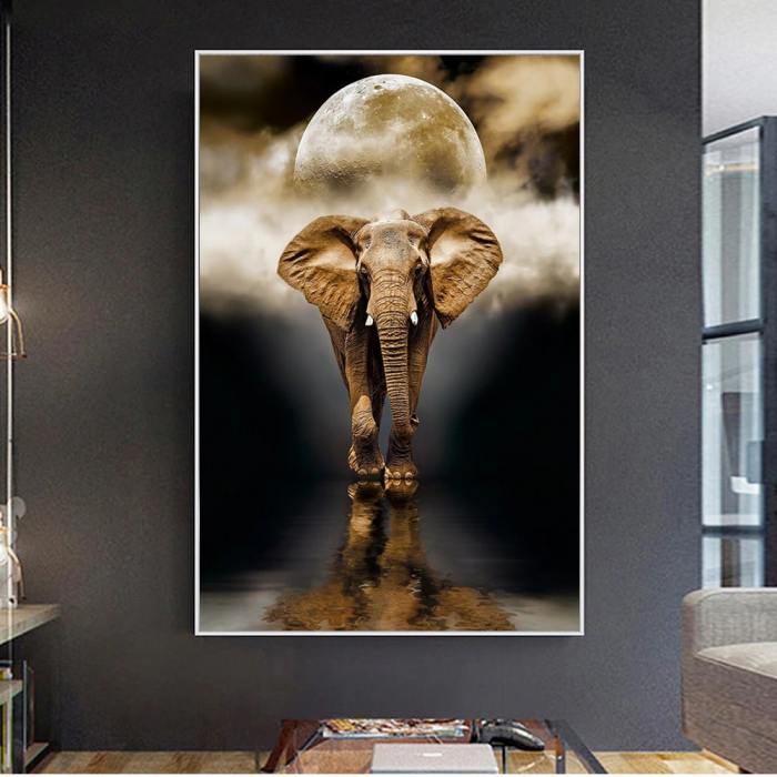 Tableau elephant leroy merlin