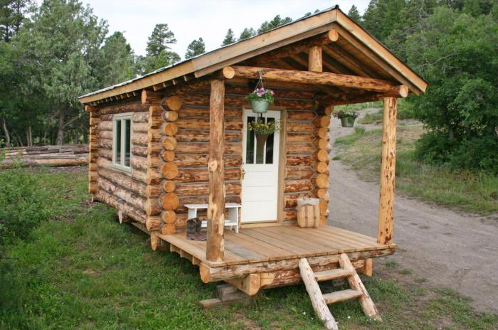 Lit cabane woody wood