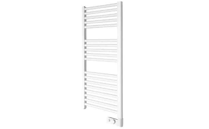 Towel rail chrome eco heated heat straight 1200