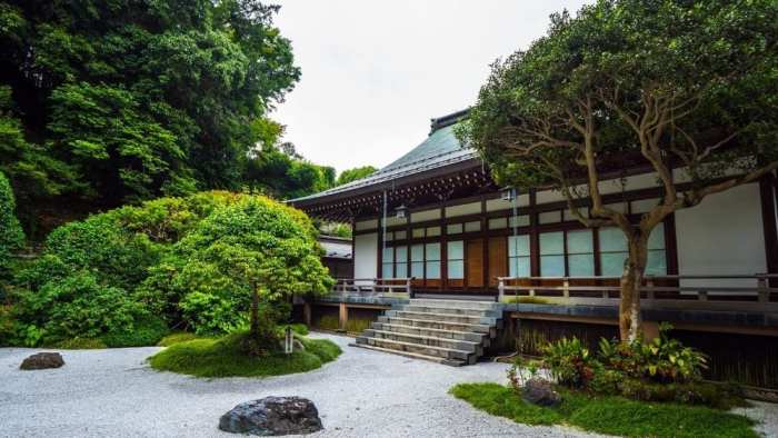 Maison traditionnelle japonaise exterieur