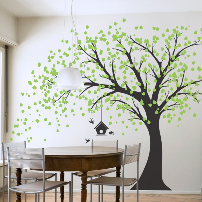 Stickers muraux arbre photo