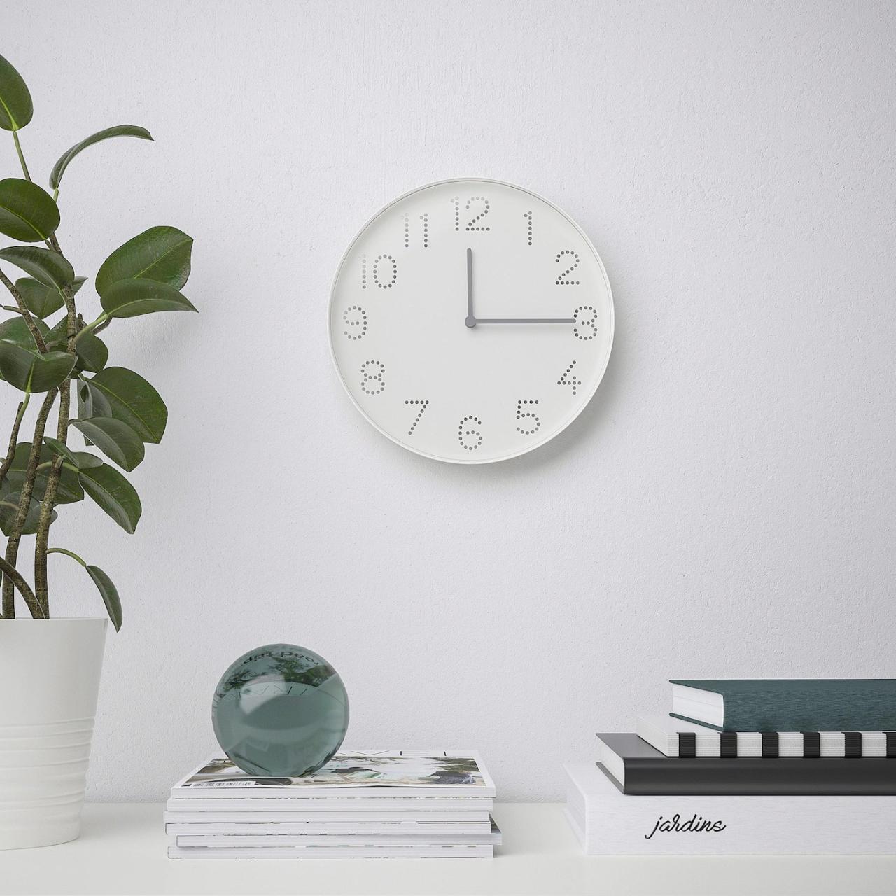 Wall ikea clock clocks table