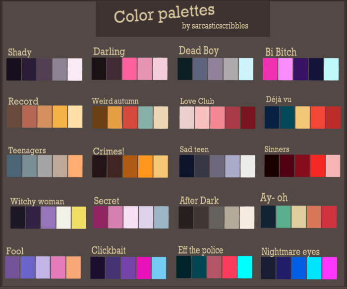 Coloriage palette de peinture