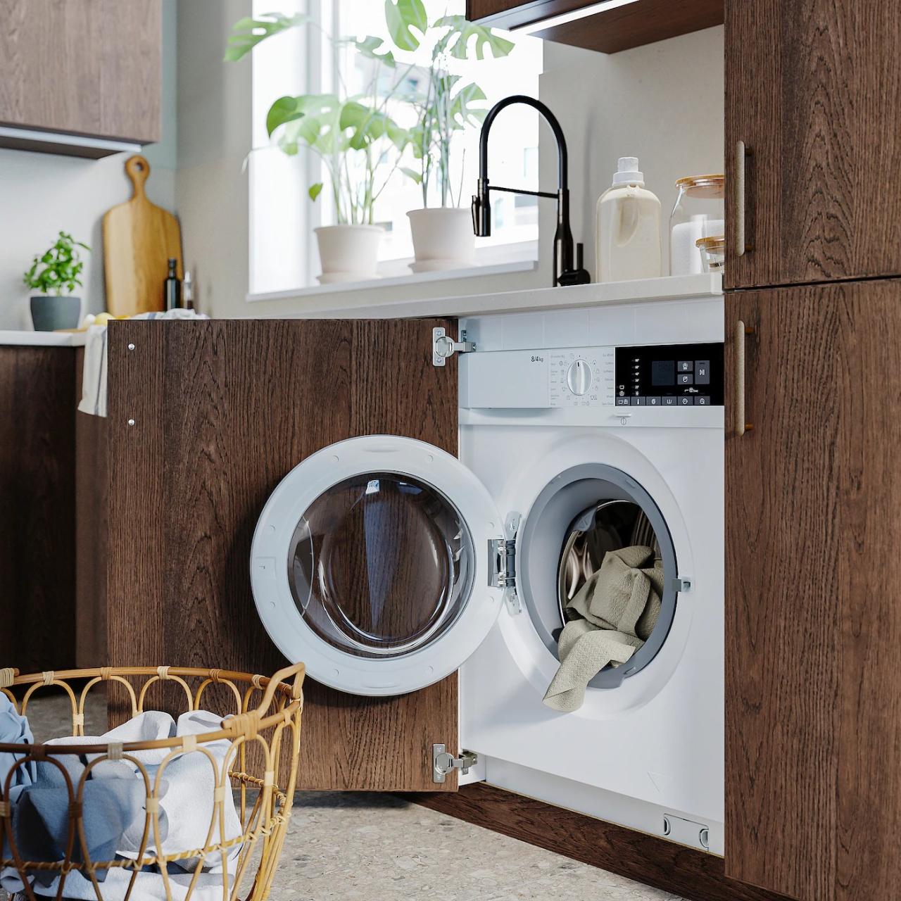 Ikea waschmaschine dryer washer concealed laundry spalat rufe incorporabile masini trockner reviewuri